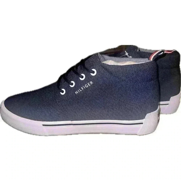 Tommy Hilfiger Men's Blue Casual Shoes, Size 9.5 - Picture 2 of 7